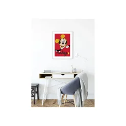 Wandbild Mickey Mouse Magnifying Glass 40x50 cm ^ Komar Clearance
