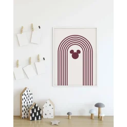 Wandbild Minimal Mickey 40x50 cm ^ Komar New