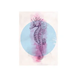 Wandbild Sea Horse Circle 50x70 cm ^ Komar Sale