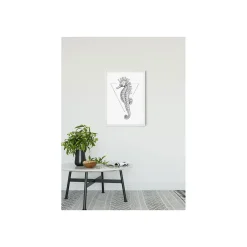Wandbild Sea Horse White 50x70 cm ^ Komar Outlet