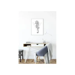 Wandbild Sea Horse White 50x70 cm ^ Komar Outlet
