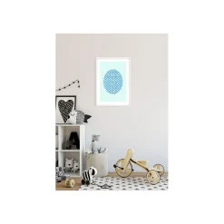 Wandbild Shelly Patterns Aqua 50x70 cm ^ Komar Clearance