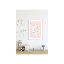 Wandbild Shelly Patterns Rose 50x70 cm ^ Komar New