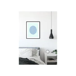 Wandbild Shelly Patterns Aqua 40x50 cm ^ Komar New