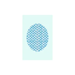 Wandbild Shelly Patterns Aqua 40x50 cm ^ Komar New