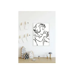 Wandbild Snow White Apple Bite white 40x50 cm ^ Komar Discount