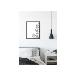 Wandbild Snow White Dwarves 40x50 cm ^ Komar New