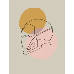 Wandbild Soulful Sanctuary Iron Man Head 40x50 cm ^ Komar Hot