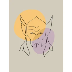 Wandbild Soulful Sanctuary Thor Head 40x50 cm ^ Komar New