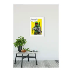 Wandbild Star Wars Classic Comic Quote Boba_Fett 50x70 cm ^ Komar New