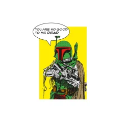Wandbild Star Wars Classic Comic Quote Boba_Fett 50x70 cm ^ Komar New