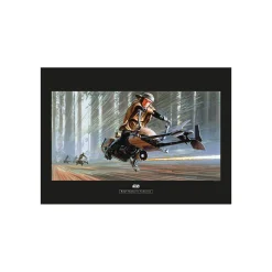 Wandbild Star Wars Classic Endor Speeder 70x50 cm ^ Komar Clearance