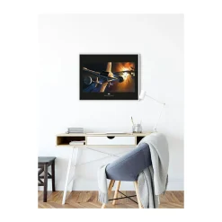 Wandbild Star Wars Classic Endor Orbit War 70x50 cm ^ Komar Clearance
