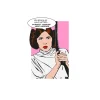 Wandbild Star Wars Classic Comic Quote Leia 50x70 cm ^ Komar New