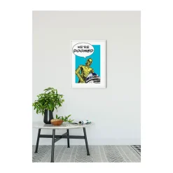 Wandbild Star Wars Classic Comic Quote Droids 50x70 cm ^ Komar Clearance