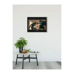 Wandbild Star Wars Classic Vader Luke Hallway 70x50 cm ^ Komar