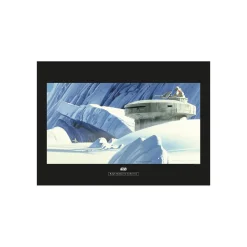 Wandbild Star Wars Classic Hoth Echo Base 50x40 cm ^ Komar New