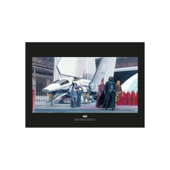 Wandbild Star Wars Classic Death Star Shuttle Dock 50x40 cm ^ Komar Discount