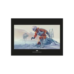 Wandbild Star Wars Classic Hoth Battle Pilot 50x40 cm ^ Komar Sale