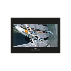 Wandbild Star Wars Classic X-Wing vs TIE-Fighter 50x40 cm ^ Komar New