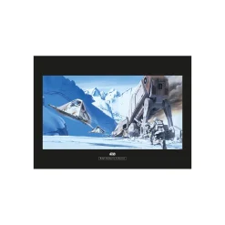 Wandbild Star Wars Classic Hoth Battle Snowspeeder 50x40 cm ^ Komar