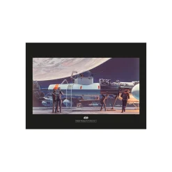 Wandbild Star Wars Classic Yavin Hangar 50x40 cm ^ Komar