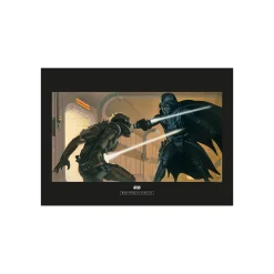 Wandbild Star Wars Classic Vader Luke Hallway 50x40 cm ^ Komar