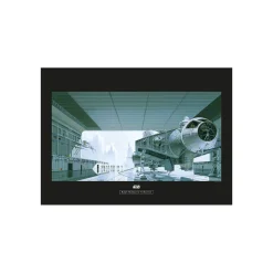 Wandbild Star Wars Classic Hangar Shuttle 50x40 cm ^ Komar Sale