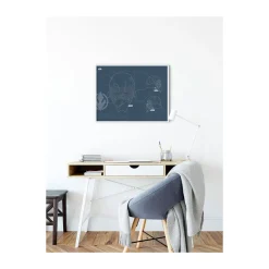 Wandbild Star Wars EP9 Blueprint Kylo Helmet 70x50 cm ^ Komar Discount