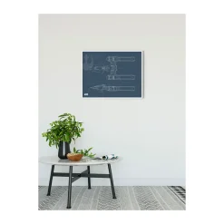 Wandbild Star Wars EP9 Blueprint Y-Wing 50x40 cm ^ Komar Hot