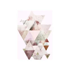Wandbild Triangles Red 50x70 cm ^ Komar Best