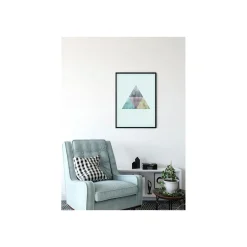 Wandbild Triangles Top Blue 50x70 cm ^ Komar