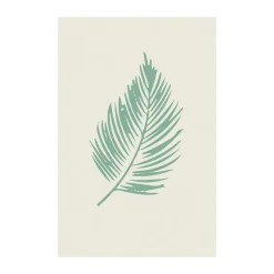 Wandbild Winter Tropics Black Panther Palm Leaf 50x70 cm ^ Komar Best