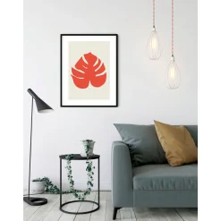 Wandbild Winter Tropics Black Panther Monstera 40x50 cm ^ Komar Sale