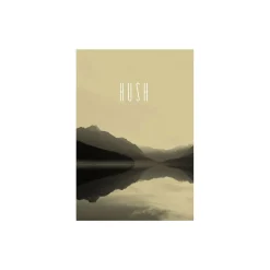 Wandbild Word Lake Hush Sand 50x70 cm ^ Komar