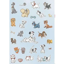 Wandtattoo Disney Cats and Dogs 50x70 cm ^ Komar Sale