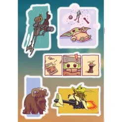 Wandtattoo Mandalorian Funny Grogu 50x70 cm ^ Komar Outlet