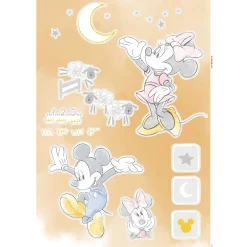 Wandtattoo Mickey Counting Sheeps 50x70 cm ^ Komar Outlet