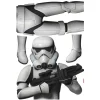 Wandtattoo Star Wars Stormtrooper 100x70 cm ^ Komar New