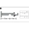Kombiträger 2lfg offen 16mm schwarz ^ Gardinia Sale