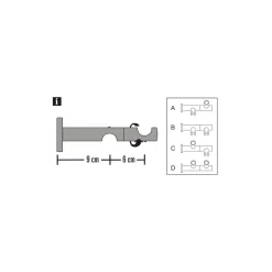 Komb-Traeger 2-lf Dm. 19 Kira cham ^ Gardinia New