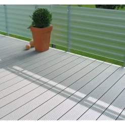 WPC-Terrassenpaket matt 300 x 390 cm ^ Kovalex Hot