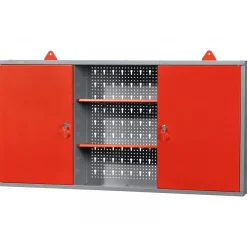Metall-Werkstattschrank 120 x 60 x 19 cm rot ^ Kreher Sale