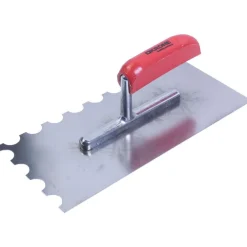 Zahnglättekelle 280 x 130 mm Zahnung 12 x 12 mm ^ Krone Hot