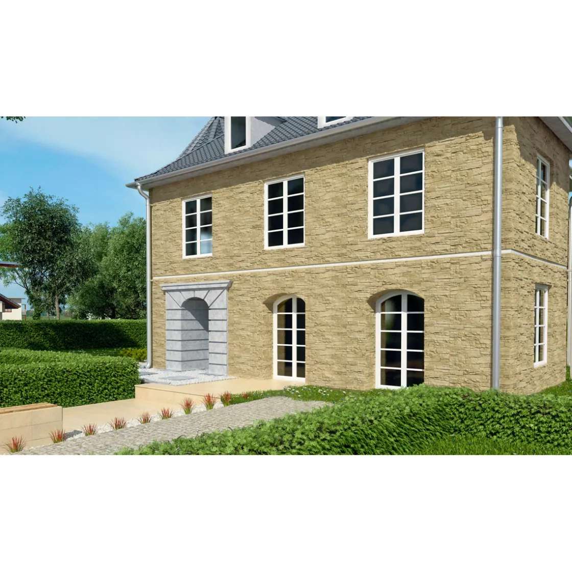 Kunststein Verblender Lyon 54,5x14,5 cm ^ Best