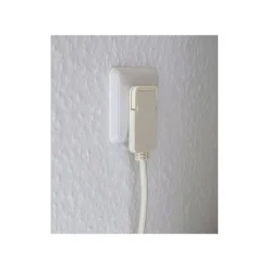Kurzverlaengerungsleitung weiss mitWinkel-Flachstecker 5m H05VV-F3G1,5 ^ Brennenstuhl New