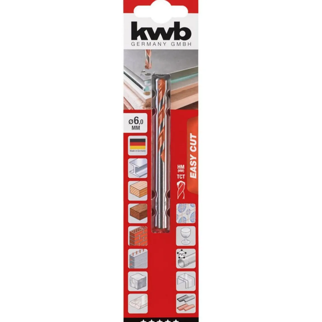 Allzweckbohrer Easy Cut Durchmesser 60 mm ^ kwb Hot