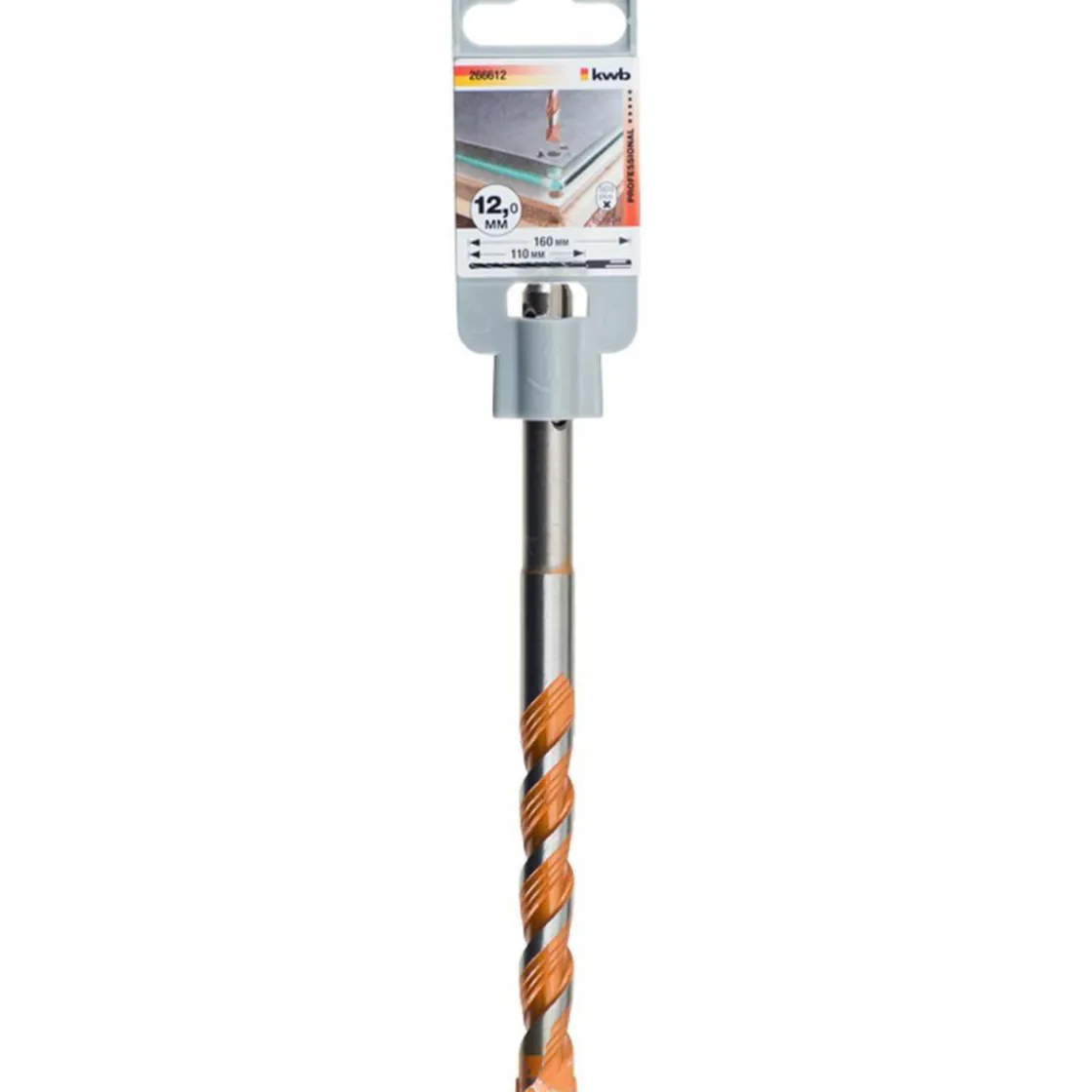 Allzweck-Hammerbohrer Easy Cut mit SDS-Plus Schaft 160 mm Durchmesser 12 mm ^ kwb Clearance