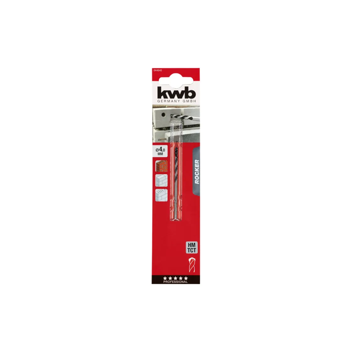 Beton- und Steinbohrer Rocker Durchmesser 4 mm ^ kwb Discount