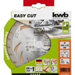 Dünnschnitt-Kreissägeblatt Easy Cut Durchmesser 165 mm ^ kwb Discount